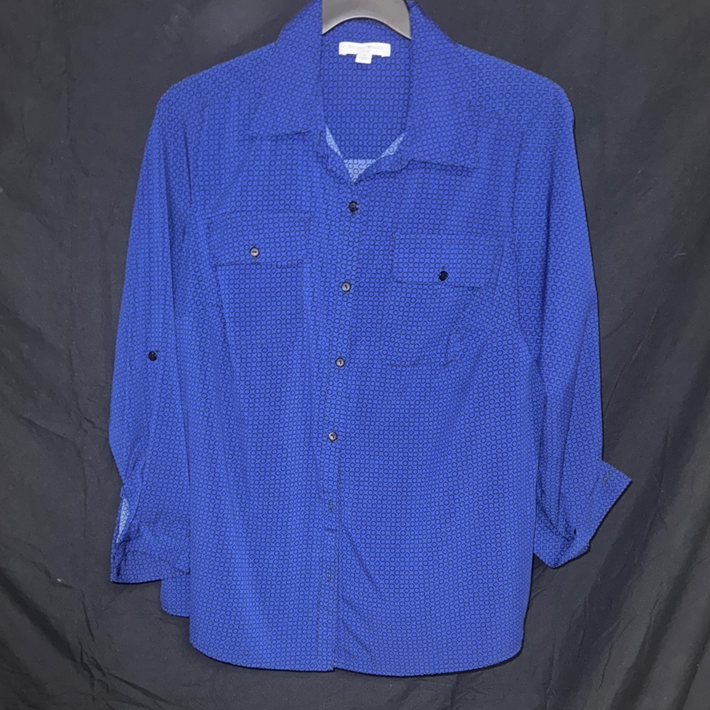 Studio Works Geometric button down blouse
